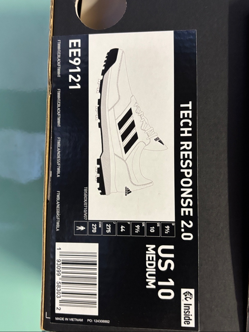 Adidas Tech Response 2.0 Men’s Golf Shoes - White